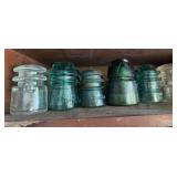 Shelf of insulators