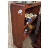 Oak bookshelf without contents