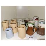 Collection of Stoneware Creamers