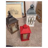 3 decorative lanterns