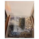 Box of mostly beaded necklaces
