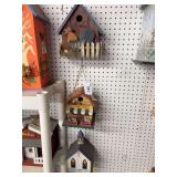 3 bird houses