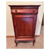 Antique sheet music cabinet 19" x 36" x 14"