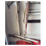2 antique single trees