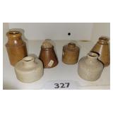 Small Pottery Bud Vases