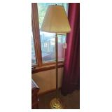 Floor Lamp w/Brass  58" tall