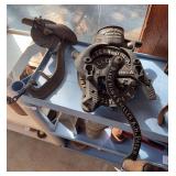 Vintage Black Hawk corn sheller, Vintage Cherry Stoner Enterprise Mfg Co