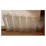 Clear glassware,