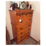 Chest of drawers, 6 drawers, 30”w x 16”d x 52”h, excludes all contents