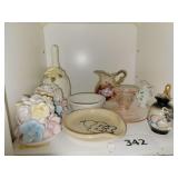 Miniature Items, Floral Candleholders, Bell