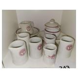 US Army Medical Department Stoneware Pieces