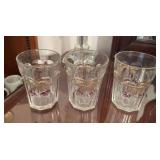 Coffee mugs and 3 glasses