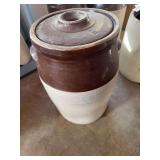 5 gal stoneware crock with lid