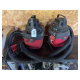 2 Shop Vac 1 gallon vacs