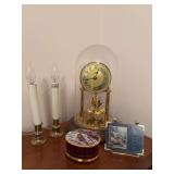 Howard anniversary clock , candle , electric candles and Thomas Kincaid sister picture