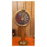 Vintage J.W. Ray & Co. brass ship engine telegraph