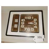 Vintage Westclox Flip Date Clock