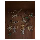 Miscellaneous animal broaches