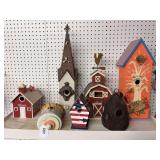Decorative bird houses