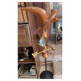 Rooftop weathervane copper in color 49” tall