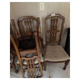 Dining chairs ( some damage)