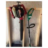 Troy Bilt gas blower, electric weedeater