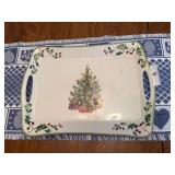Christopher Radko Christmas tray 17" x 12"