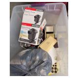 Costume jewelry, empty jewelry boxes, electric pump
