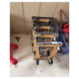 4 mini four wheel dolly’s