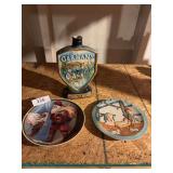 Germany decanter, 2 collector plates