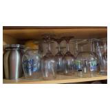Lot of misc style wine glasses