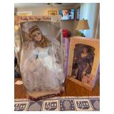 Collectors Choice  bisque porcelain doll, Avon Special Edition Barbie Mrs. PFE Albee