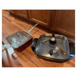 Fry pan, electric skillet