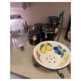 Fruit bowl, canister set, drink dispenser