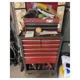 Craftsman  tool base, Homak top box, hardware, misc tools
