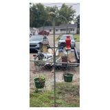 Custom bird feeder & flower pot stand