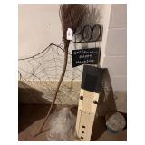 Spider Web, witch’s broom, sign