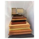 Picture frames, books, CD’s, DVD’s