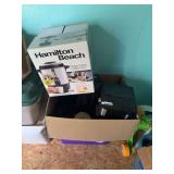 New Hamilton beach dispenser, coffee pots, cooler