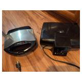 Krups waffle maker, Hamilton Beech panini maker