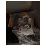 Rigid finish stapler w/ bag