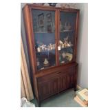 Mid-century modern china cabinet 37" x 67" x 15"