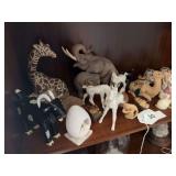 Large lot of porcelain and ceramic figurines