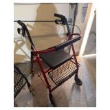 Red rollator