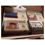 Assembled & unassembled doll house furniture, cloth dolls, wood craft toys