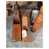 2 antique wood block planes