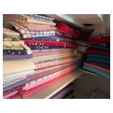 Quilt tops, material, quilt squares, misc