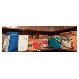 Coleman coolers & 1 & 2 gallon jugs, styrofoam, soft cooler
