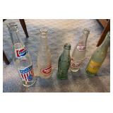 Lot of vintage bottle including Pepsi, Double Cola, Coca Cola, RC Cola