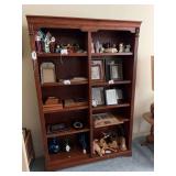 Wooden bookshelf